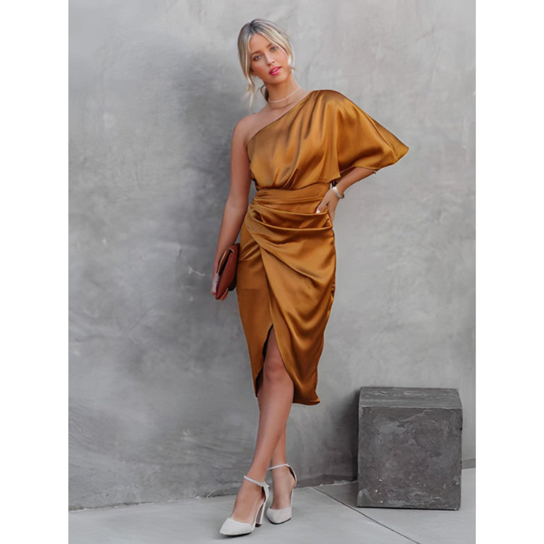 Midikleid aus Seide für Damen | Party