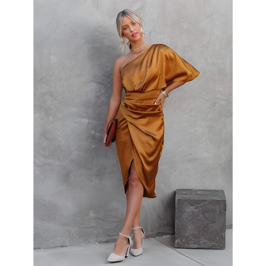 Midikleid aus Seide für Damen | Party