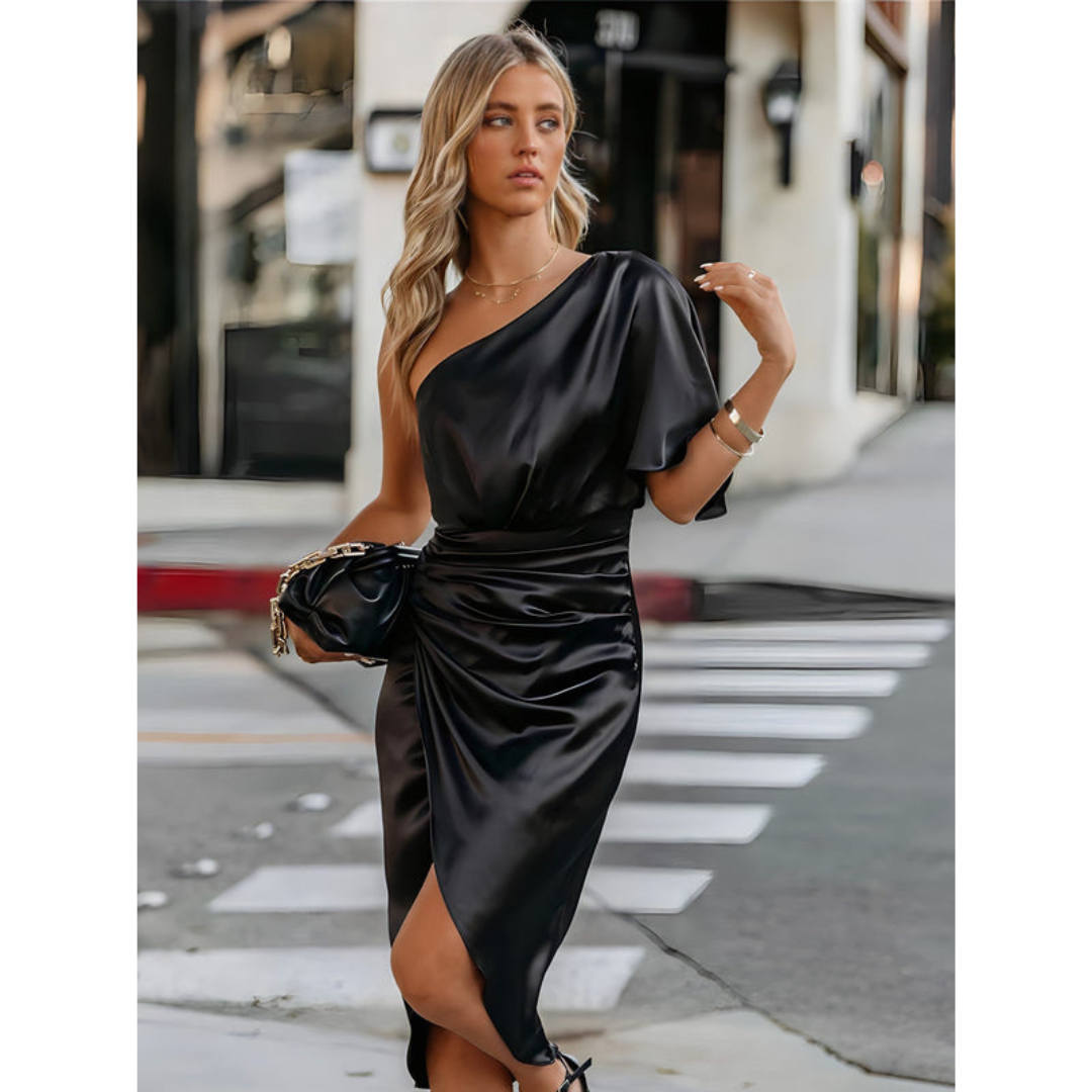 Midikleid aus Seide für Damen | Party