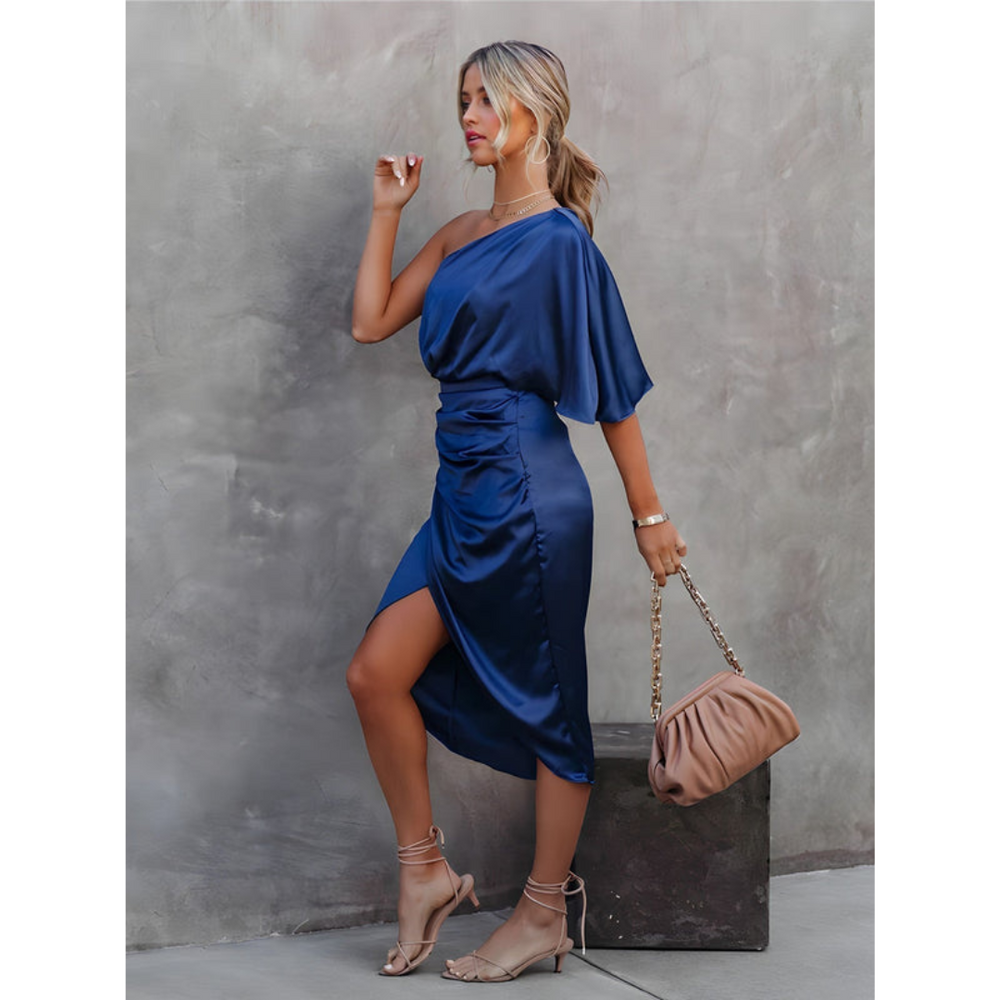 Midikleid aus Seide für Damen | Party