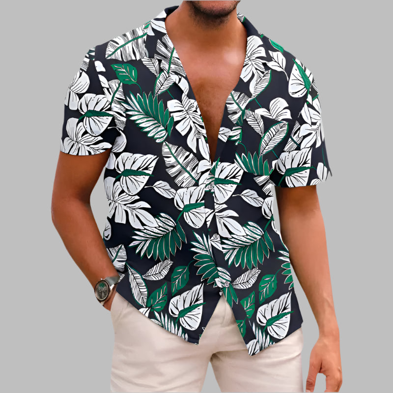 Herren Kurzarmhemd | Floral