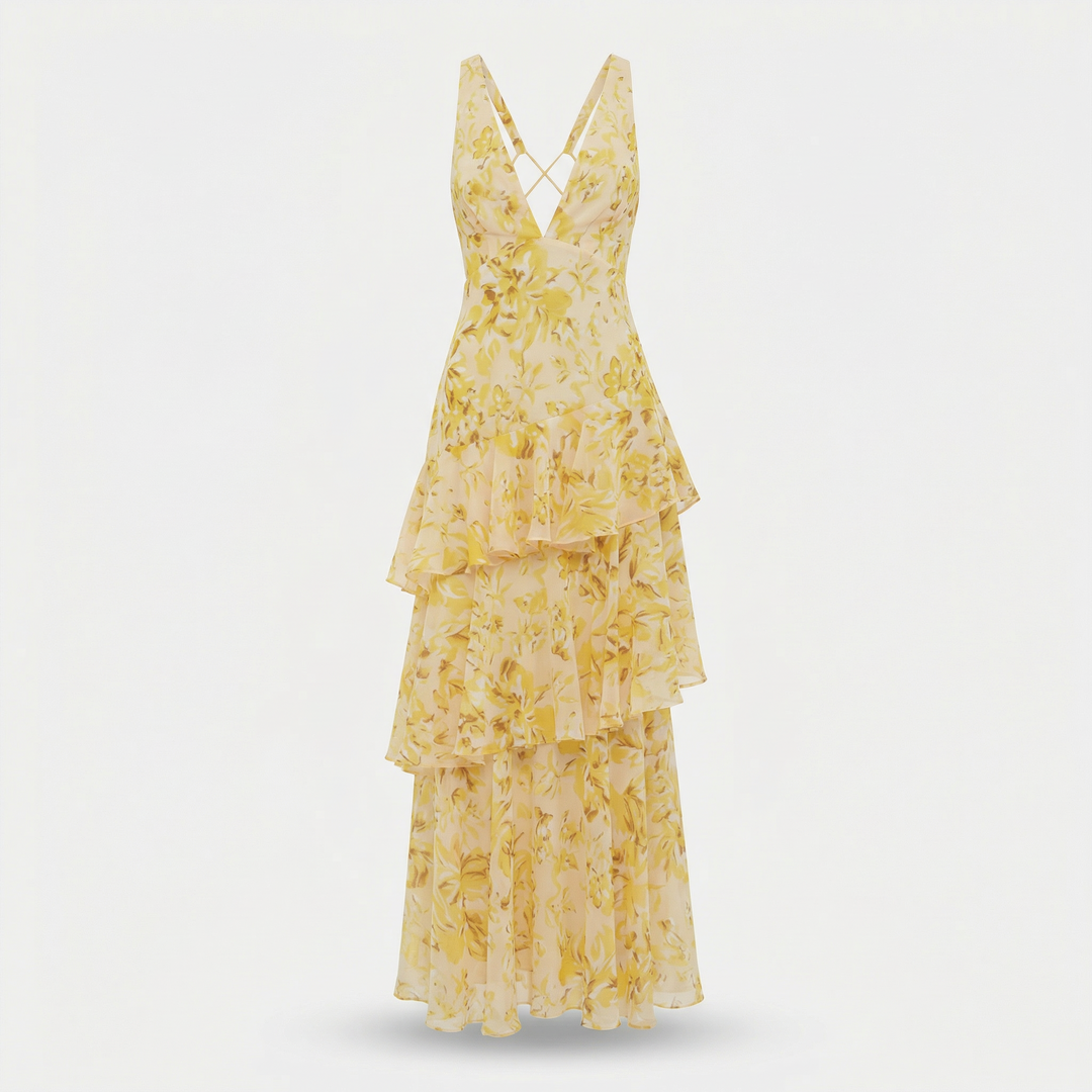 Damen_Maxikleid_aus_leichtem_Chiffon_mit_Blumenmuster_11