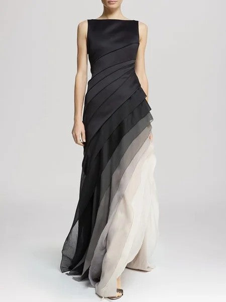 Ärmelloses Damen-kleid | Maxi