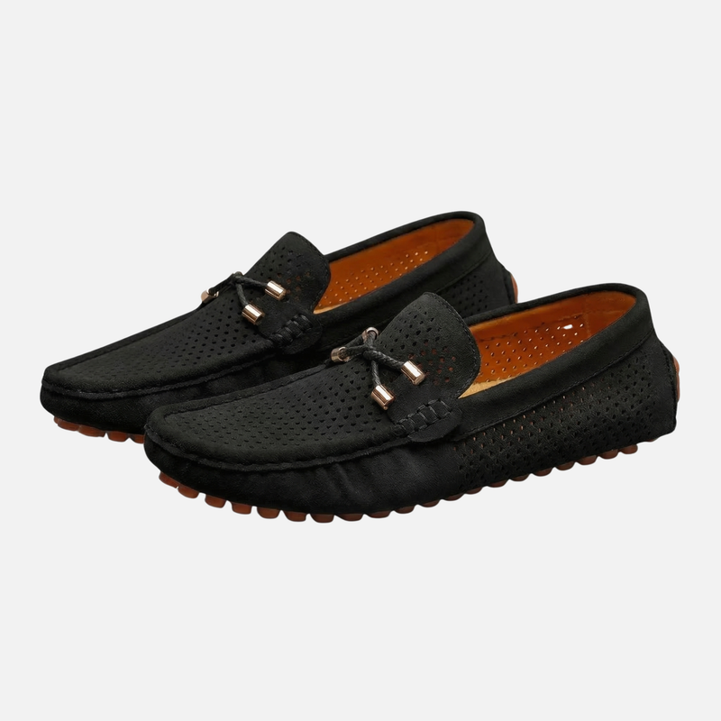 Atmungsaktive Sommer Loafer mit Perforation für Herren