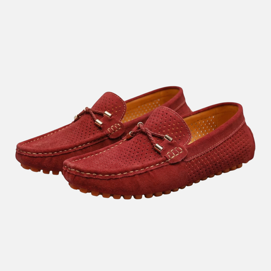 Atmungsaktive Sommer Loafer mit Perforation für Herren