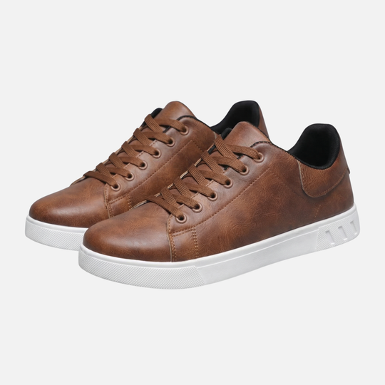 Atmungsaktive Synthetik Freizeit schmale Sneaker mit Perforation für Herren