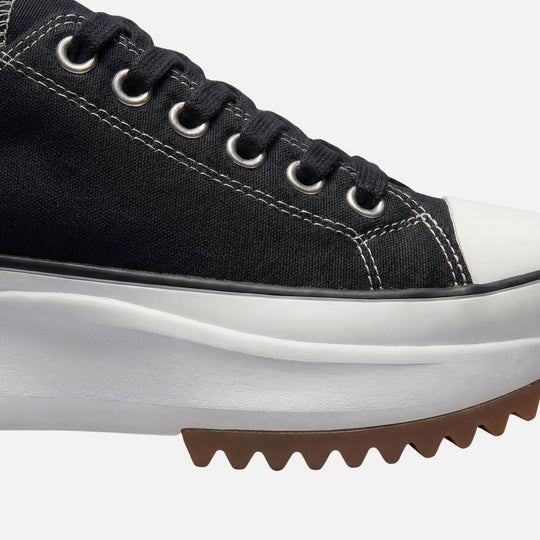 Canvas-Sneaker mit Plateau und Wellensohle für Damen