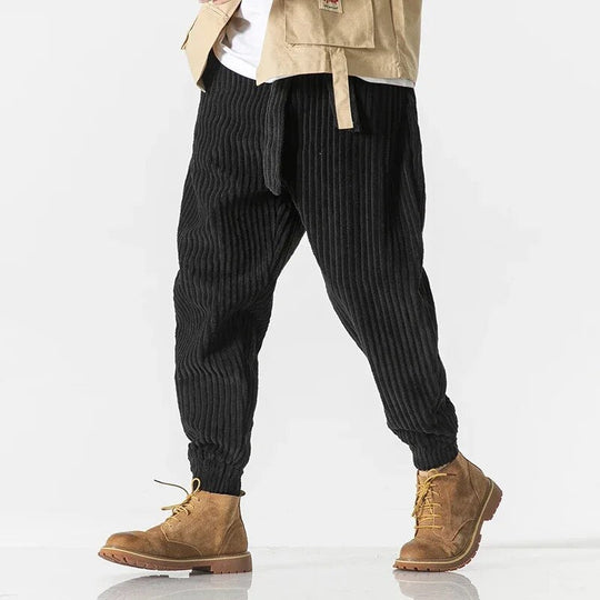 Cord-Jogger für Herren | Elastische Taille & Bündchen
