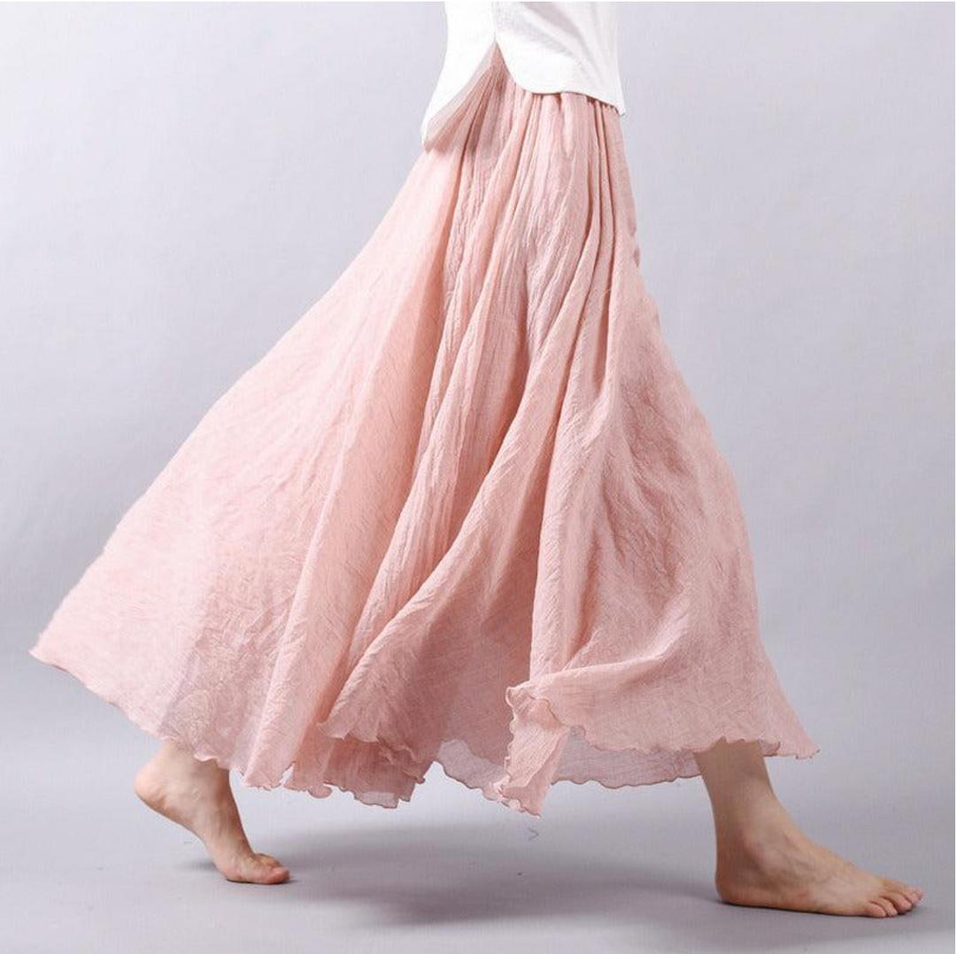 Damen Boho Sommerrock | Maxi