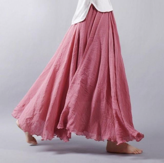 Damen Boho Sommerrock | Maxi