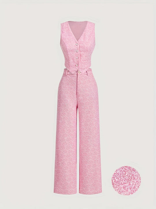 Damen Lässig Overall | Weitem Bein