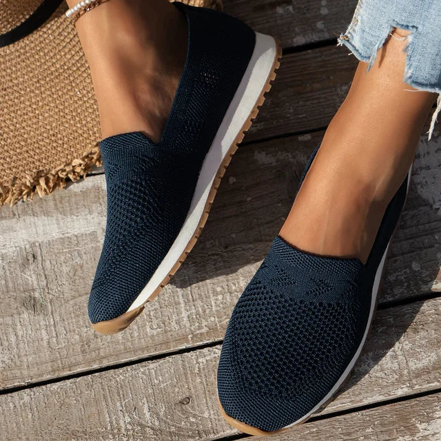 Damen Slip-Ons mit abgerundeter Zehe | Low-Cut