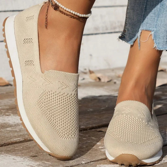 Damen Slip-Ons mit abgerundeter Zehe | Low-Cut