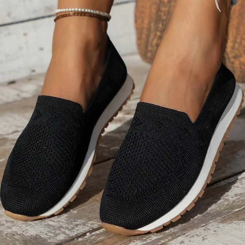 Damen Slip-Ons mit abgerundeter Zehe | Low-Cut