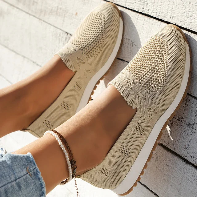 Damen Slip-Ons mit abgerundeter Zehe | Low-Cut