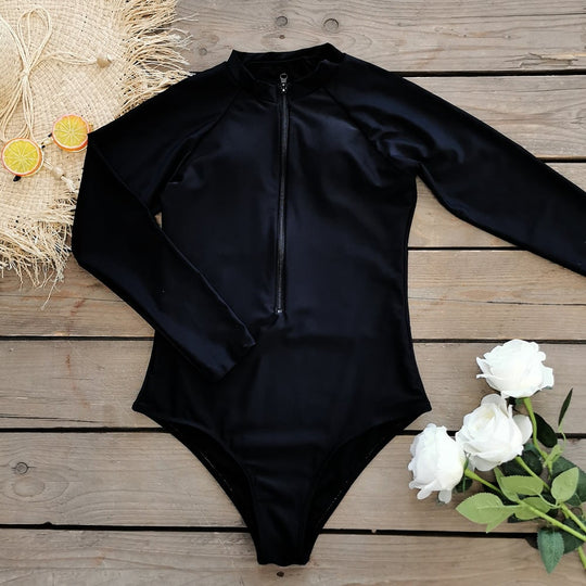 Damen Tropisch Langarm Surfanzug | Sommer
