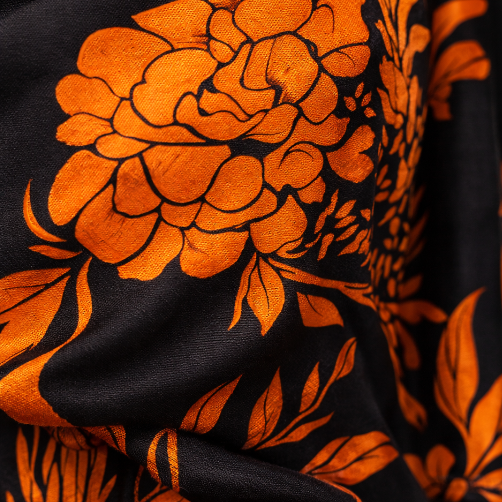 Damen Maxikleid mit Blumenmuster einer Schulter und Seitenschlitz