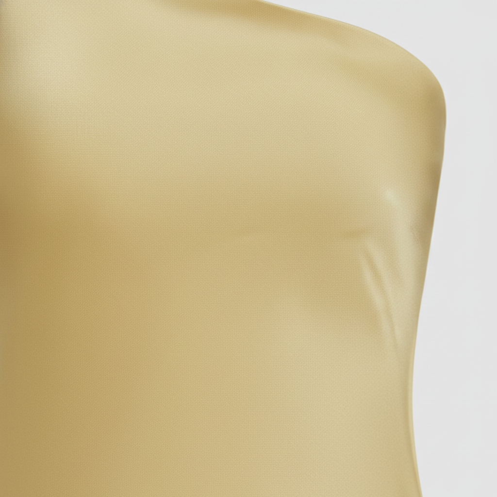 Damen Satin Maxi Kleid mit Seitenschlitz