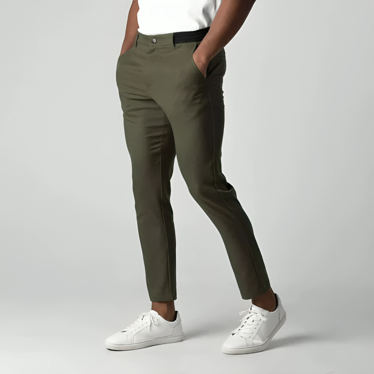 Dehnbare Chino-Hose für Herren | Schlanke Passform