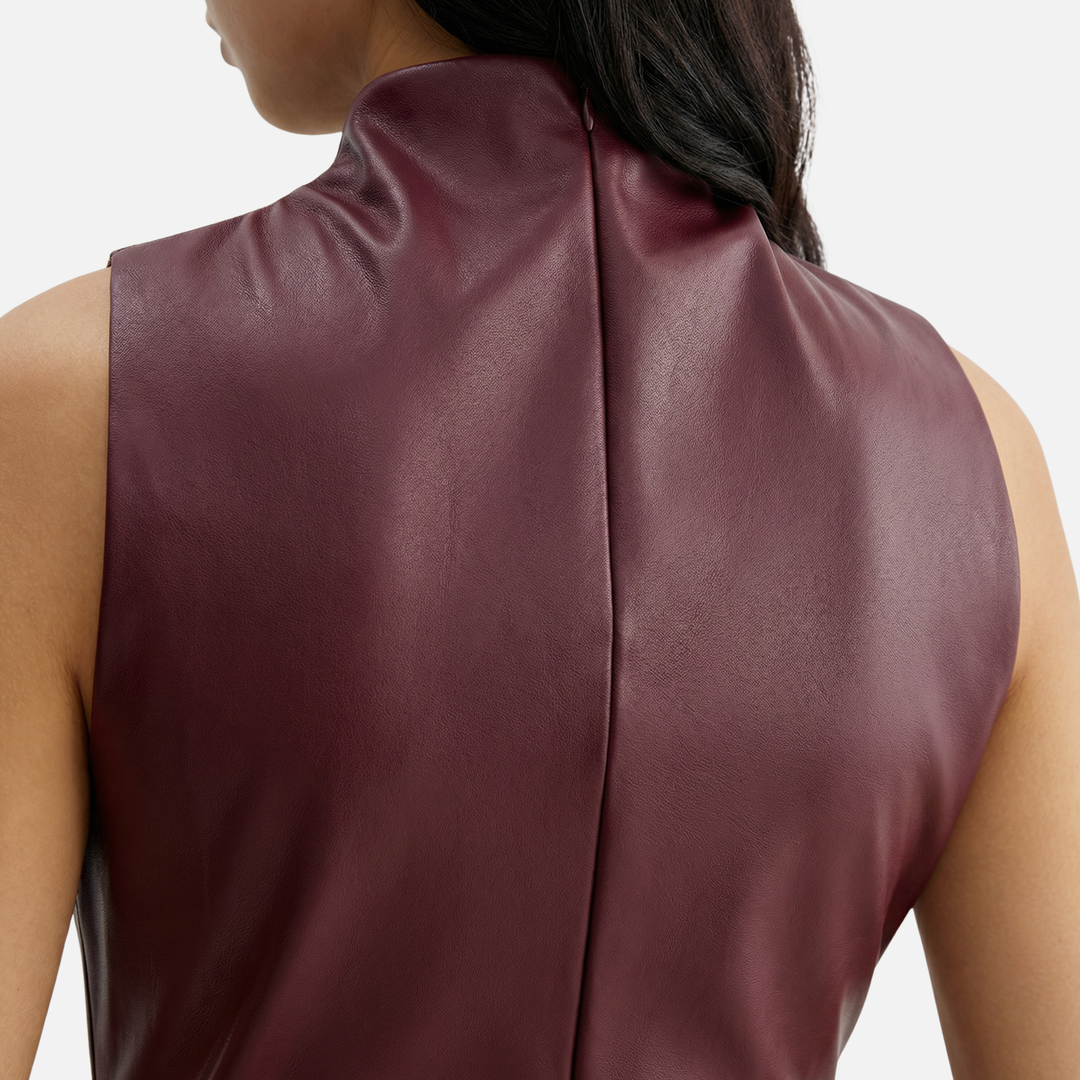 Drapiertes Tanktop mit asymmetrischem Saum für Frauen