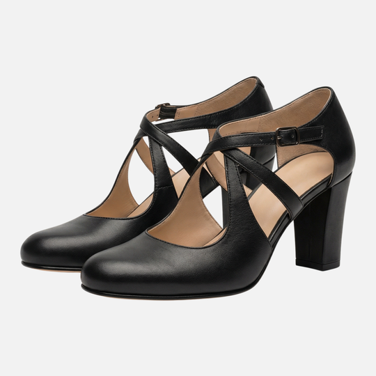 Elegante Blockabsatz-Sandalen Verstellbare Riemen für Damen