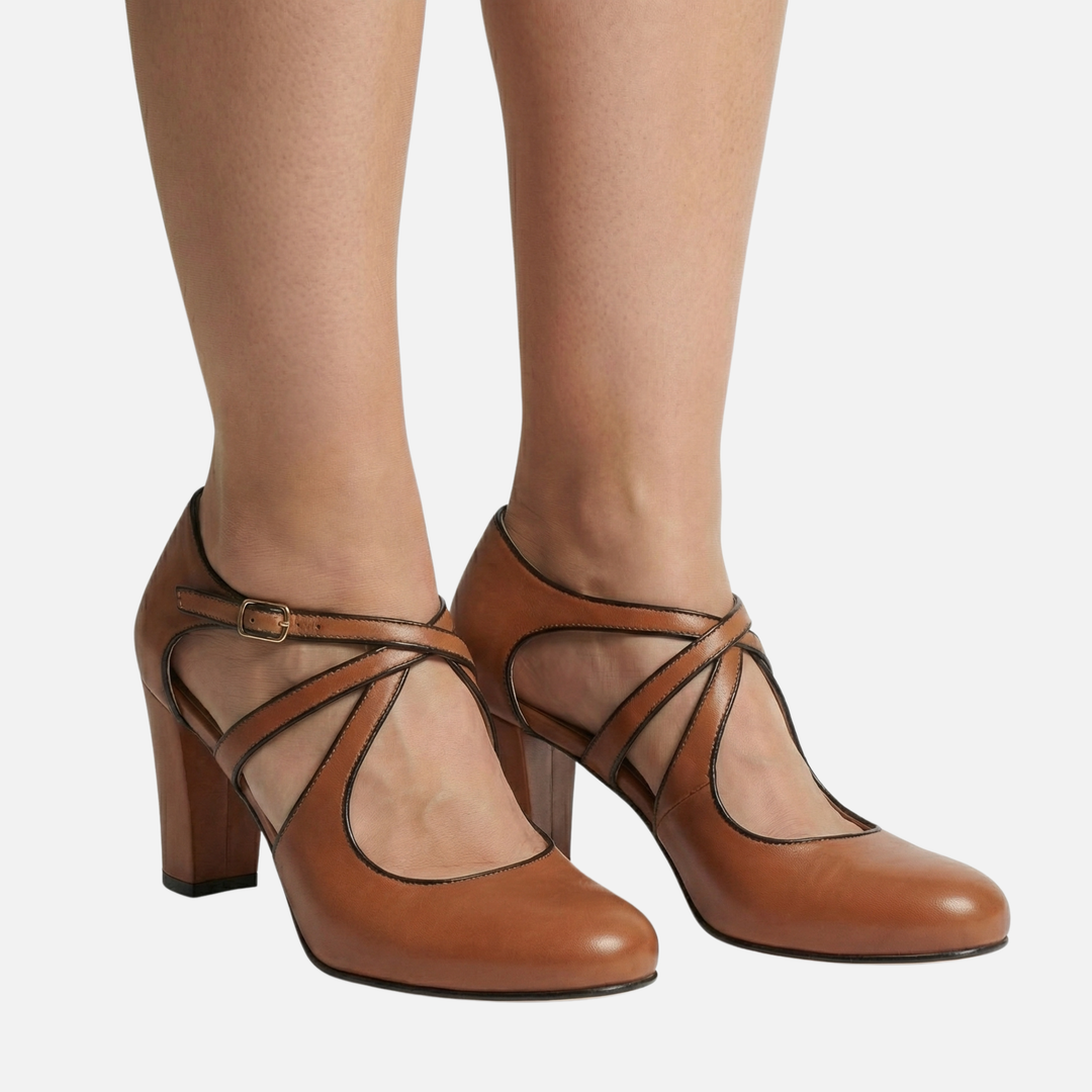 Elegante Blockabsatz-Sandalen Verstellbare Riemen für Damen