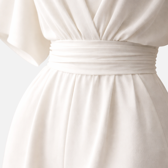 Eleganter Jumpsuit mit weitem Bein und tiefem Ausschnitt für Damen