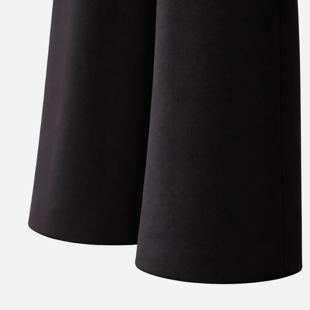 Eleganter Jumpsuit mit weitem Bein und tiefem Ausschnitt für Damen