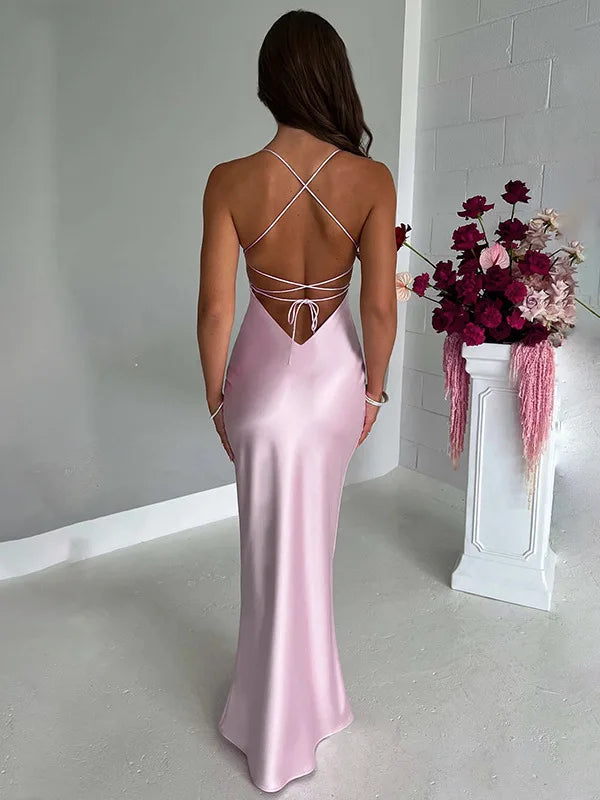 Elegantes Damen Maxikleid | Sweetheart Ausschnitt