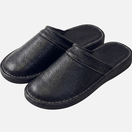 Ergonomische Slipper zum Hineinschlüpfen mit strapazierfähiger Sohle für Herren