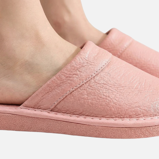 Ergonomische Slipper zum Hineinschlüpfen mit strapazierfähiger Sohle für Herren