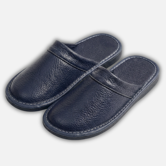 Ergonomische Slipper zum Hineinschlüpfen mit strapazierfähiger Sohle für Herren