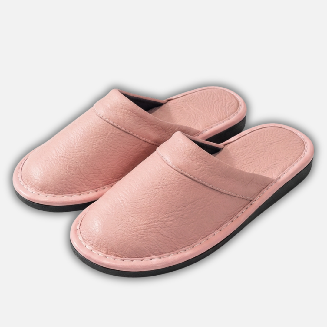 Ergonomische Slipper zum Hineinschlüpfen mit strapazierfähiger Sohle für Herren