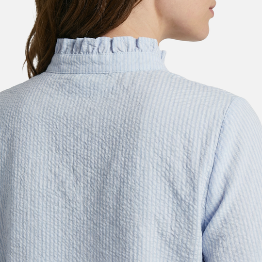 Feminine Bluse mit Rüschensaum für Frauen