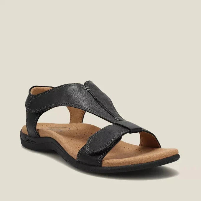 Flache Damen-Sandalen | T-Riemen
