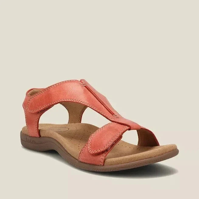 Flache Damen-Sandalen | T-Riemen