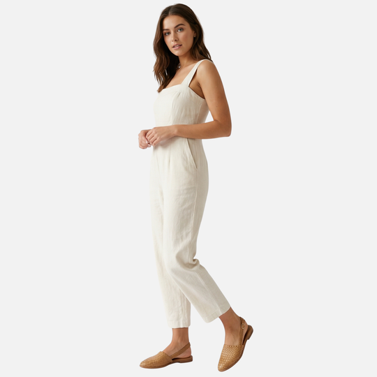 Frauen Legere Geflochtene Slingback-Flats mit Riemen