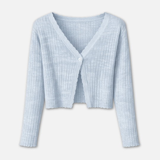 Weiche Sommer-Strickjacke für Damen | Strickcardigan