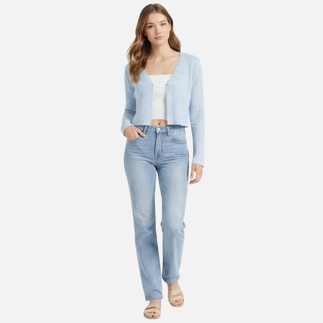 Weiche Sommer-Strickjacke für Damen | Strickcardigan