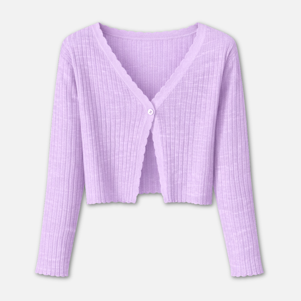 Weiche Sommer-Strickjacke für Damen | Strickcardigan