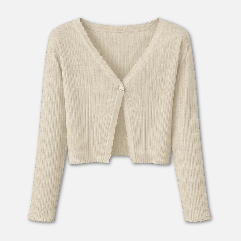 Weiche Sommer-Strickjacke für Damen | Strickcardigan