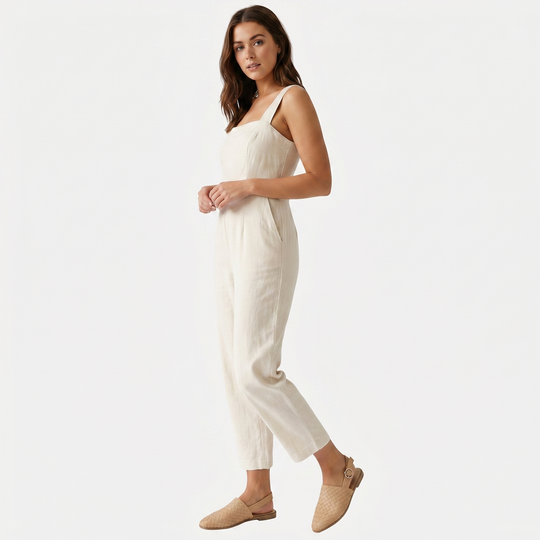 Frauen Legere Geflochtene Slingback-Flats mit Riemen
