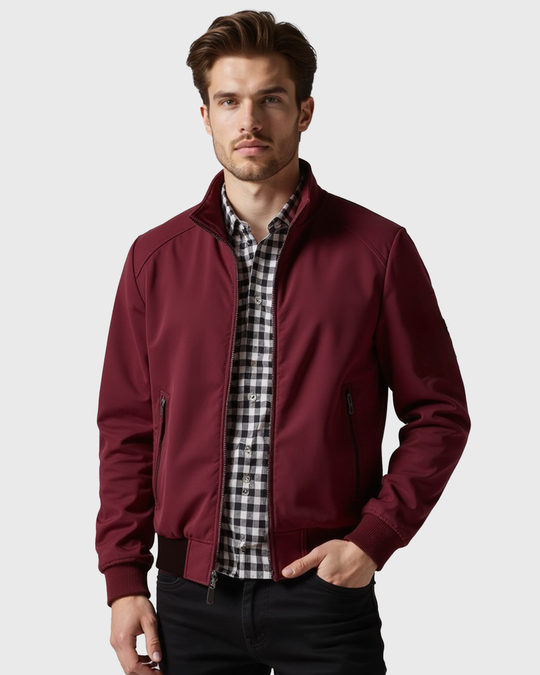 Gepolsterte Jacke mit Seitentaschen für Männer