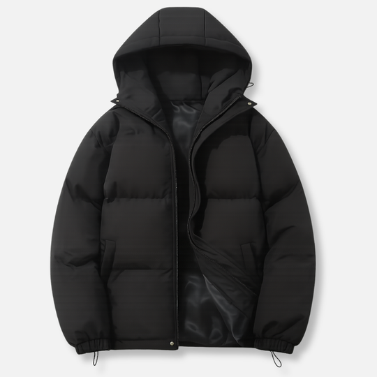 Gepolsterte Jacke mit verstellbaren Bündchen für Frauen