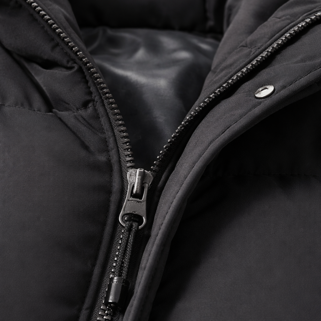 Gepolsterte Jacke mit verstellbaren Bündchen für Frauen