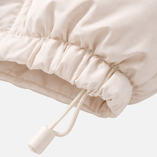 Gepolsterte Jacke mit verstellbaren Bündchen für Frauen