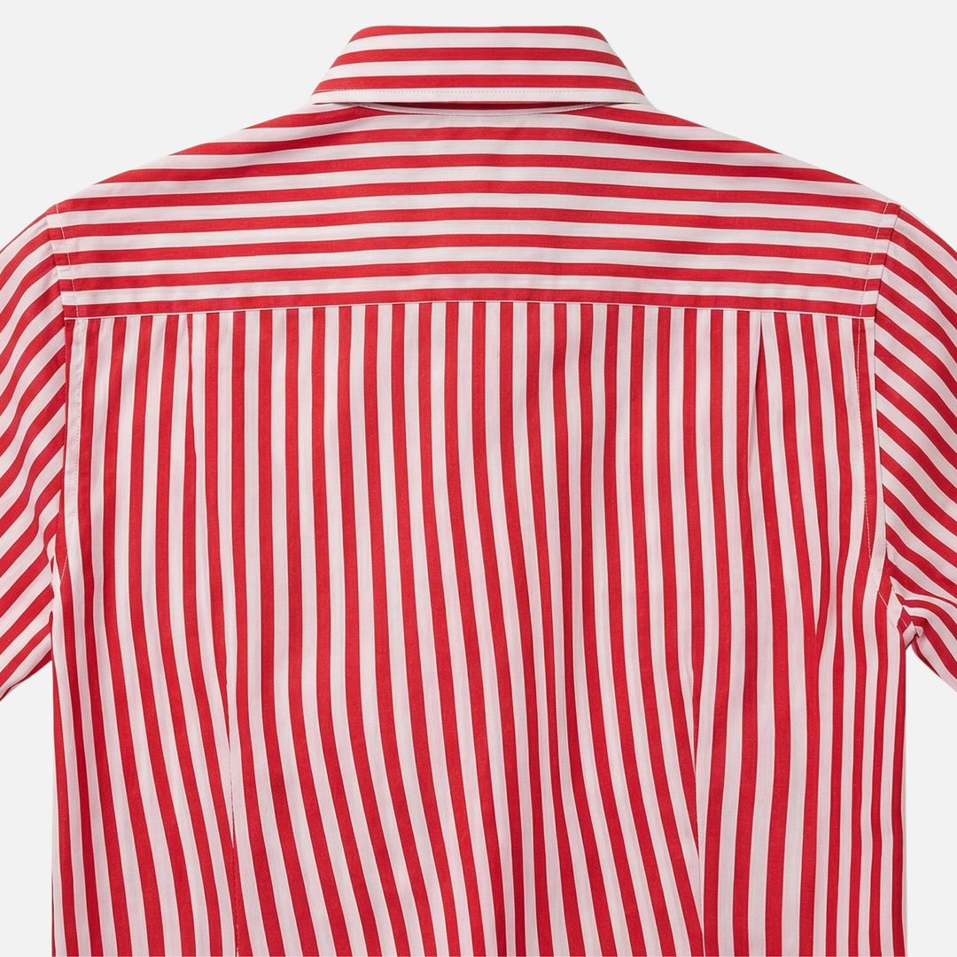 Gestreiftes Langarm Button Down-Shirt für Herren