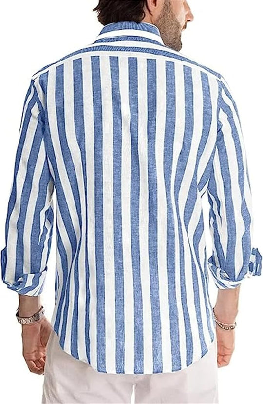 Herren Button-Down-Hemd | Gestreift