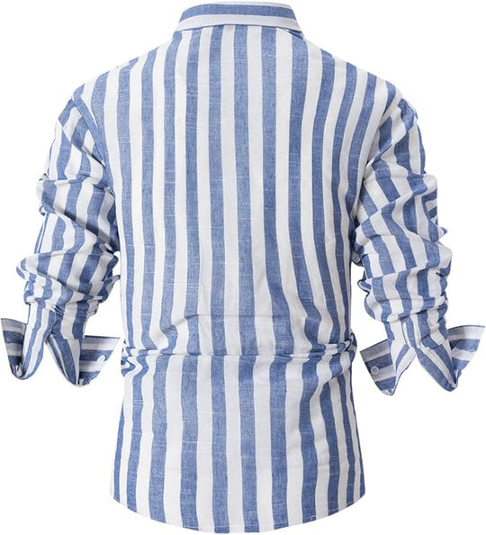 Herren Button-Down-Hemd | Gestreift