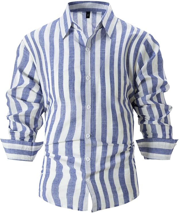 Herren Button-Down-Hemd | Gestreift